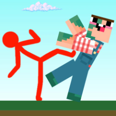 Red Stickman vs Craftmans