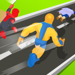 Superhero Transform Change Race